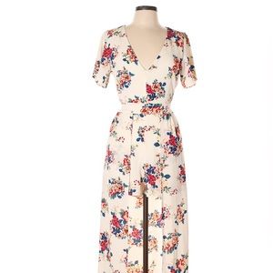 White Floral Jumpsuit